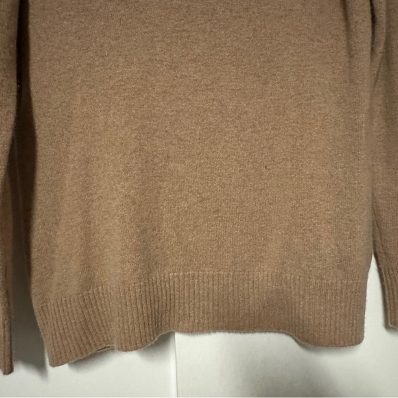 Charter Club Cashmere Shawl Collar Pullover Tan Sweater Size Small - Picture 5 of 7
